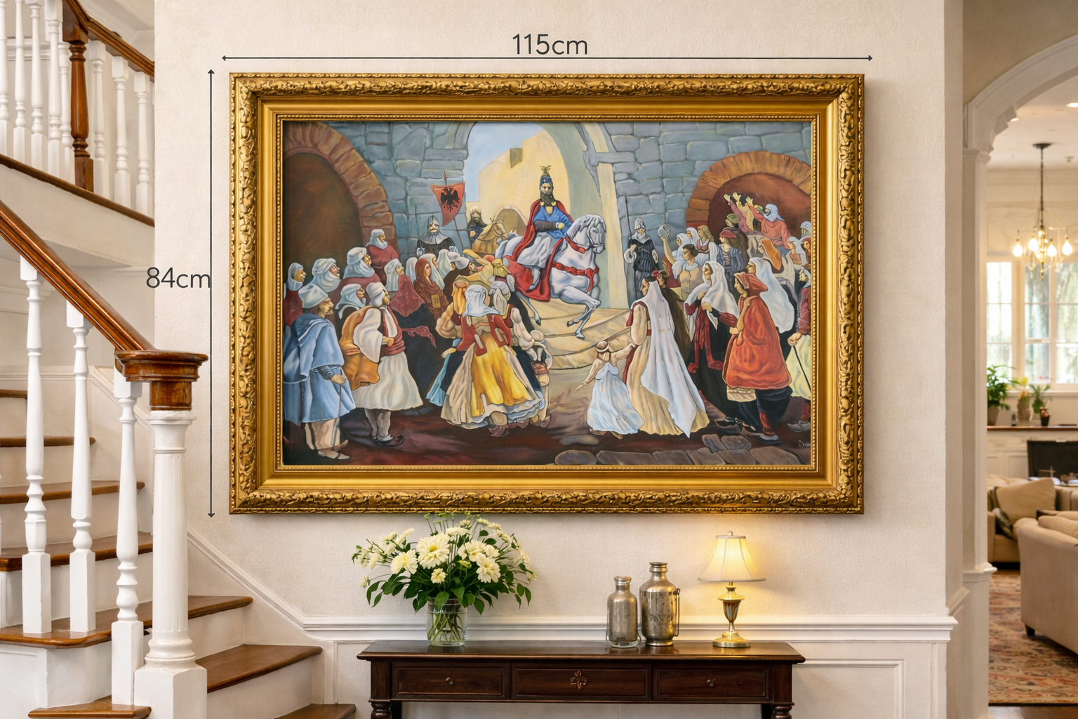 Die Rückkehr von Gjergj Kastrioti Skanderbeg, Krujë November 1443