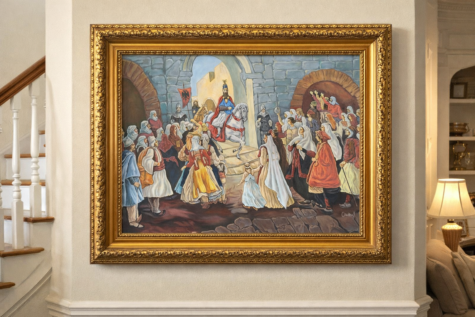 Die Rückkehr von Gjergj Kastrioti Skanderbeg, Krujë November 1443