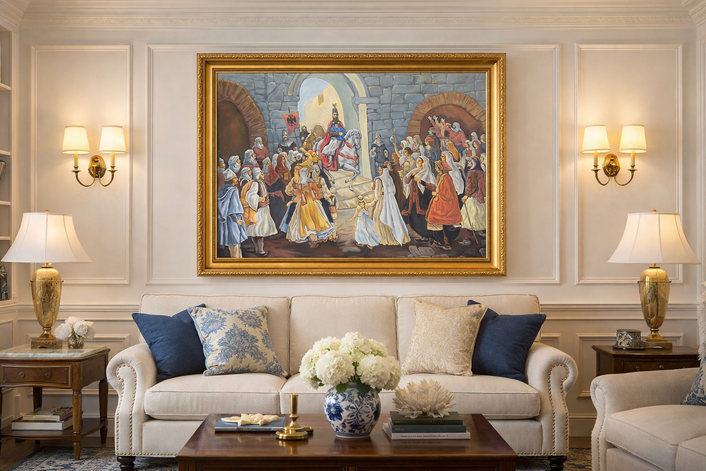 Die Rückkehr von Gjergj Kastrioti Skanderbeg, Krujë November 1443