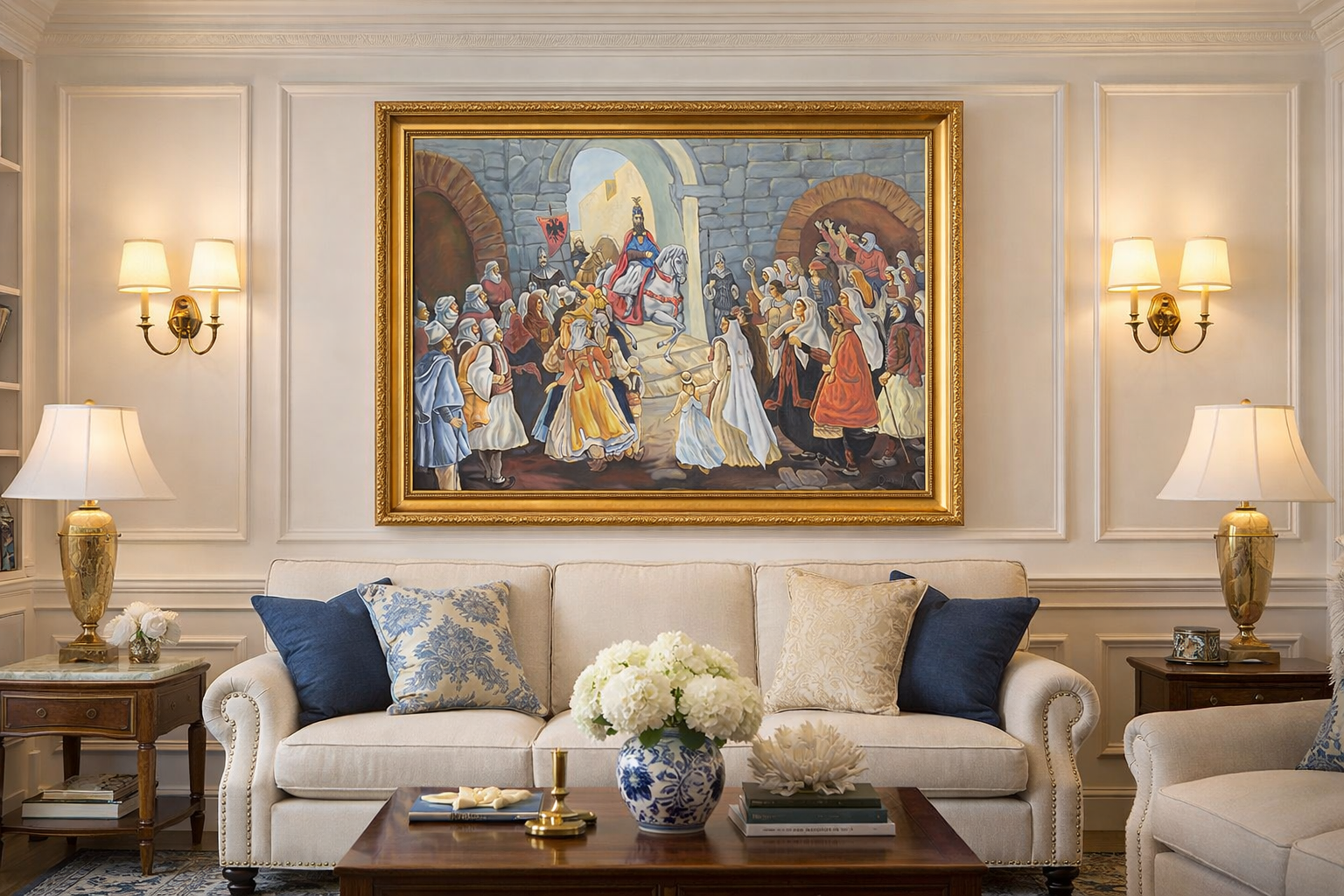 Die Rückkehr von Gjergj Kastrioti Skanderbeg, Krujë November 1443